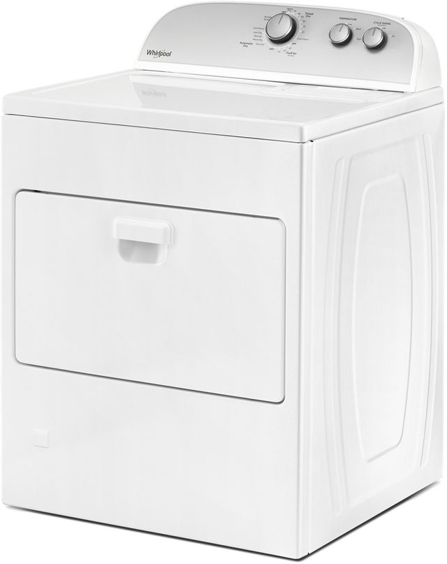 Whirlpool® Top Load Gas Dryer-White 4