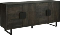 Signature Design by Ashley® Kevmart Black/Grayish Brown Accent Cabinet