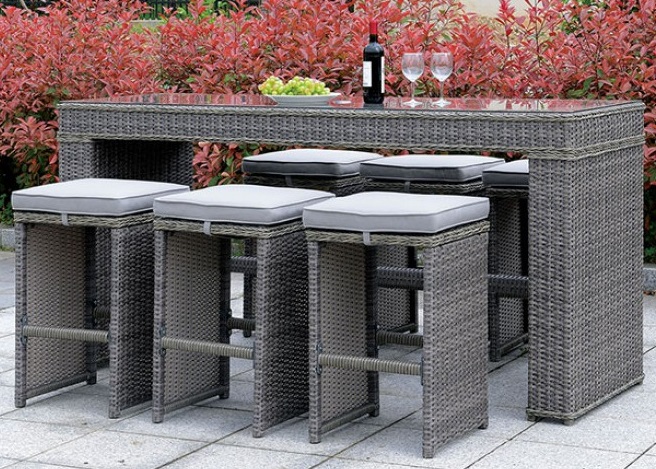 bar stool patio set