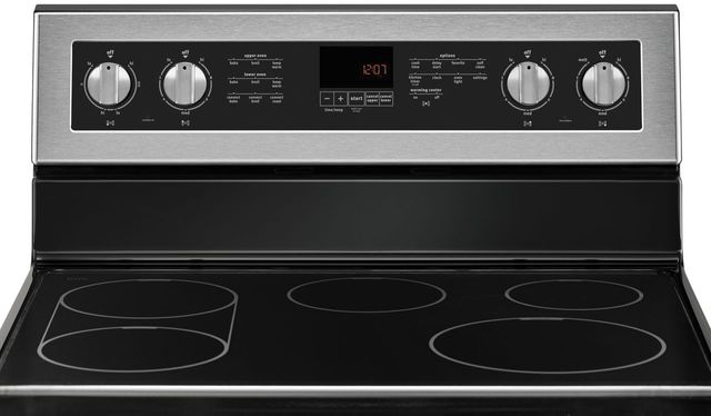 Maytag® 30" Fingerprint Resistant Stainless Steel Free Standing Double Oven Electric Range-3