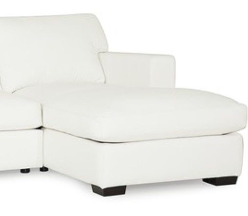Palliser® Furniture Colebrook White Chaise Sofa 2