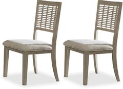 Hillsdale Furniture Ocala 2-Piece Sandy Gray Dining Chair Set