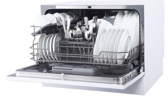 Magic Chef® White 6-Place Setting Countertop Dishwasher 3