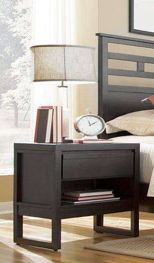 Progressive® Furniture Athena Dark Chocolate Nightstand-0