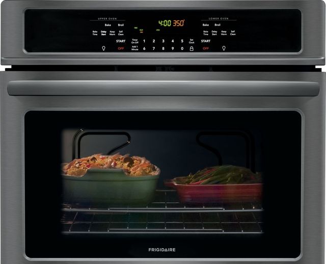 Frigidaire® 30" Black Stainless Steel Electric Built In Double Oven 12