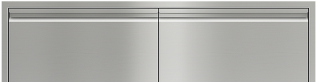 Wolf® 54" Stainless Steel Double Access Doors-1