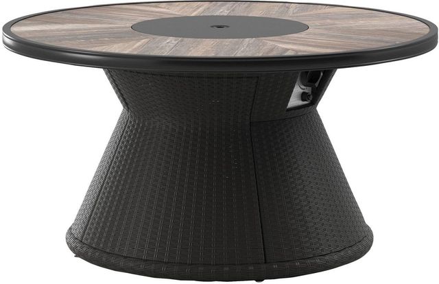 Signature Design by Ashley® Marsh Creek Brown Round Fire Pit Table 2