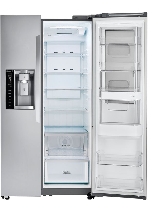 LG 21.7 Cu. Ft. Stainless Steel Counter Depth Side-By-Side Refrigerator 4