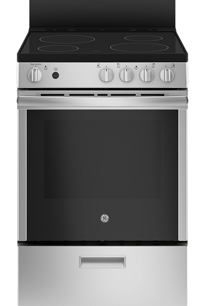 GE 24 Stainless Steel Freestanding Electric Range Midland Appliance   D100e326 7995 41d8 84ac 00c42f8dc1e7 