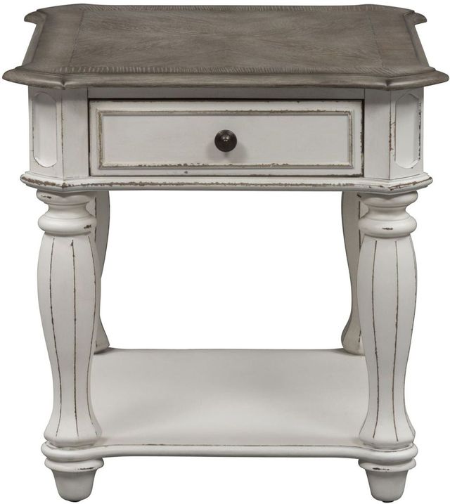 Liberty Furniture Magnolia Manor 3 Piece Antique White Table Sets 3