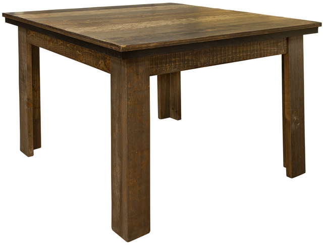 Table à manger carrée Loft Brown, brun, International Furniture®