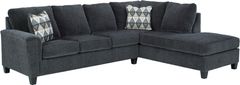 Signature Design by Ashley® Abinger 2-Piece Smoke Left-Arm Facing Sleeper Sectional with Chaise