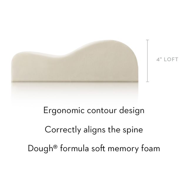 Malouf® Contour Dough™Queen Pillow 16