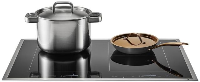 JennAir® 30" Black On Stainless Induction Cooktop 11