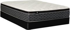 Biscayne Bedding Royal Henline Wrapped Coil Plush Euro Top Twin Mattress
