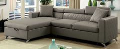 Furniture of America® Dayna 2 Piece Gray Sectional