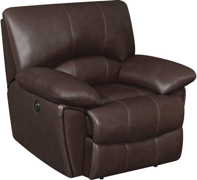 Coaster® Clifford 3 Piece Chocolate Reclining Living Room Set 10