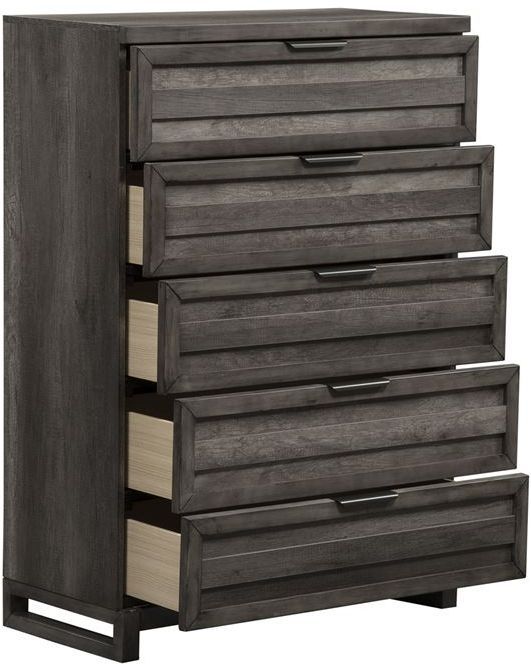 Liberty Furniture Tanners Creek Greystone 5 Drawer Chest-2
