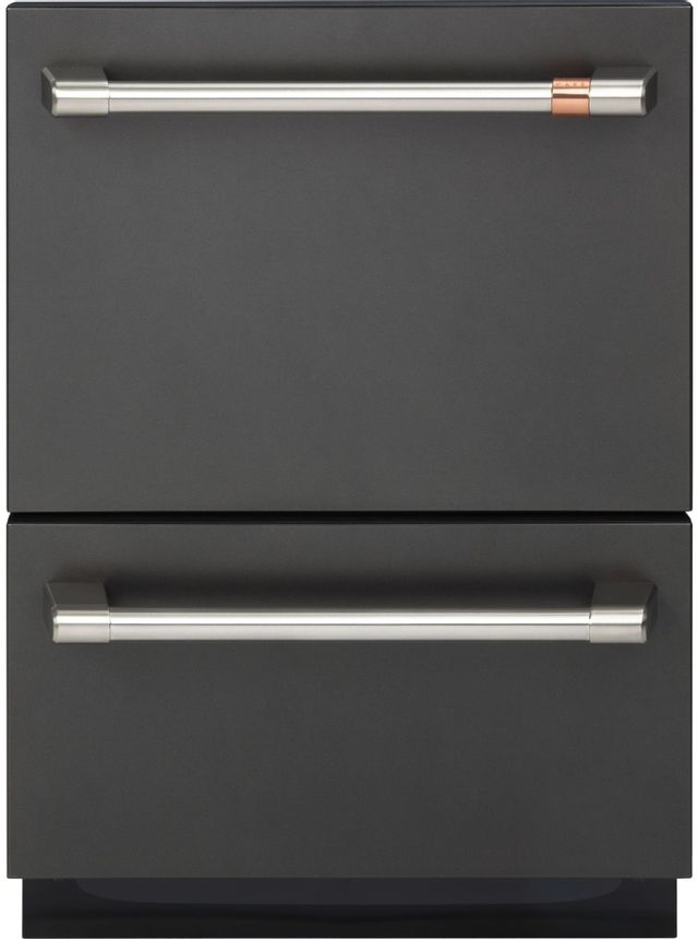 Café™ 24" Matte Black Built-In Drawer Dishwasher-0