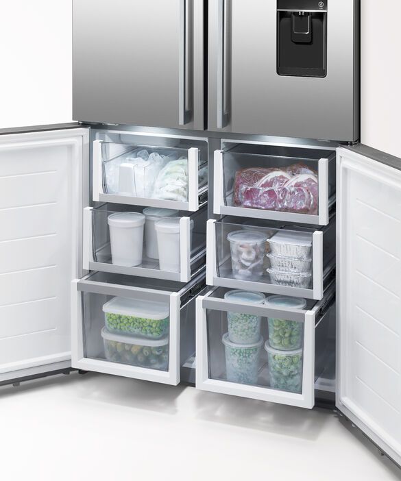 Series 7 19.0 Cu. Ft. Stainless Steel Freestanding Quad Door Refrigerator 6