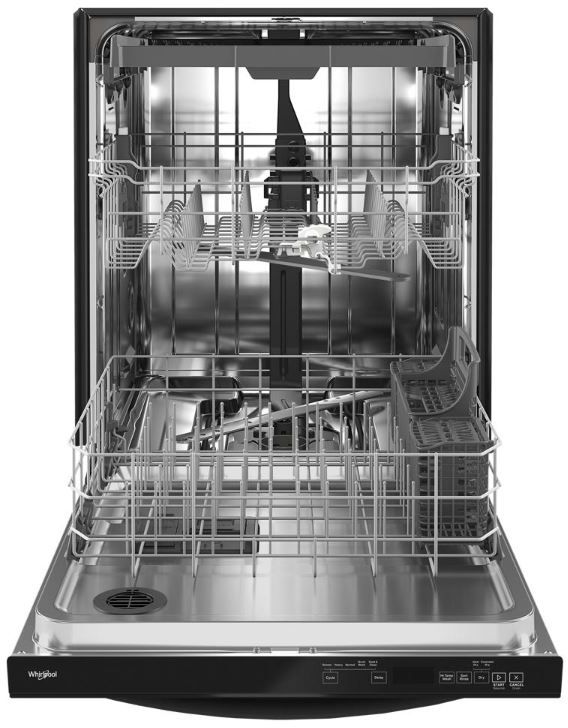 Whirlpool® 24" Black Built In Dishwasher 1