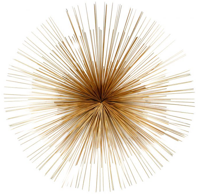 Moe's Home Collection Starburst Gold Wall Decor