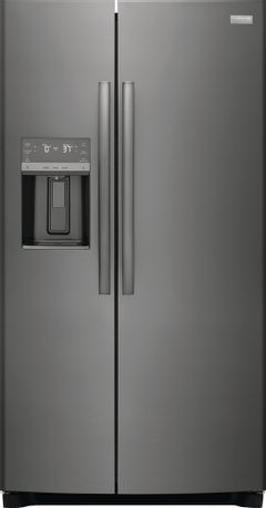 Frigidaire Gallery® 25.6 Cu. Ft. Black Stainless Steel Side-by-Side Refrigerator