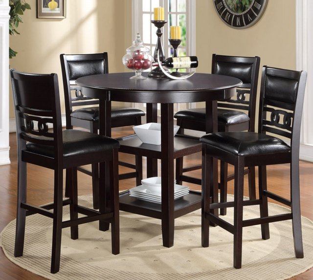 New Classic® Home Furnishings Gia 5-Piece Counter Height Dining Set