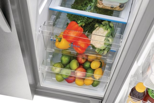 Frigidaire® 22.2 Cu. Ft. Stainless Steel Standard Depth Side-by-Side Refrigerator 45