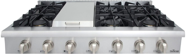 Thor Kitchen® Professional 48" Stainless Steel Gas Rangetop 0