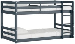 Hillsdale Furniture Campbell Navy Twin Floor Bunk Bed with Ladder