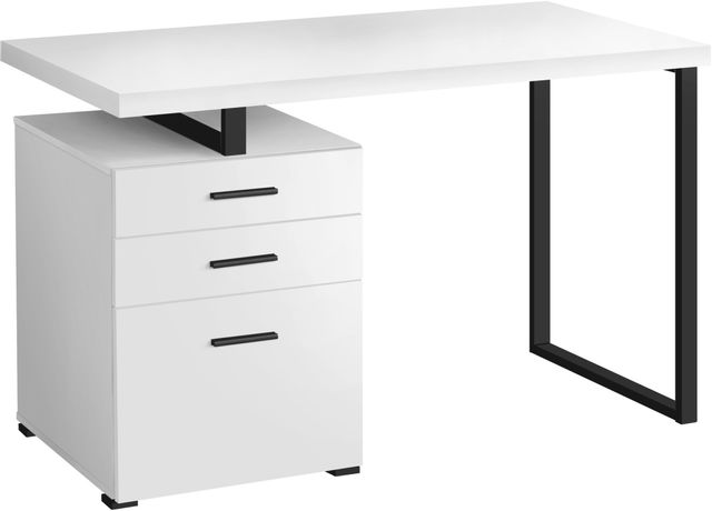 Computer Desk, Home Office, Corner, Left, Right Set-Up, Storage Drawers,  80L, L Shape, Work, Laptop, Metal, Laminate, Black, Grey, Contemporary,  Modern, Big Sandy Superstore