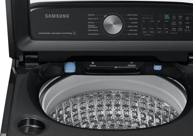Samsung 5.8 Cu. Ft. Black Top Load Washer 9