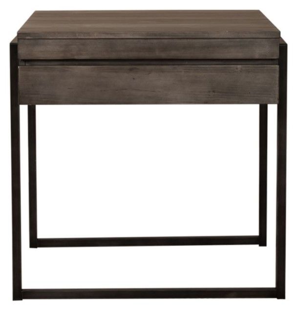 Liberty Gateway Weathered Gray End Table-0