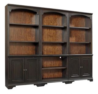 Aspenhome® Hampton 3 Piece Black Cherry Bookcase Wall