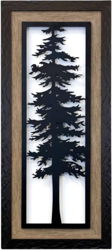 Stylecraft Cypress II Black/Brown/White Wall Art  0