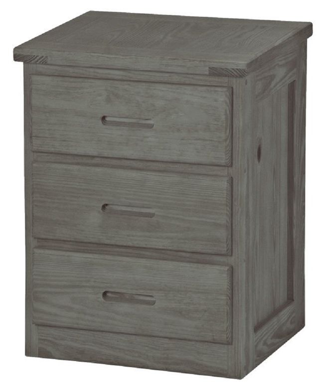 Crate Designs™ Furniture Graphite 30" Tall Nightstand 0