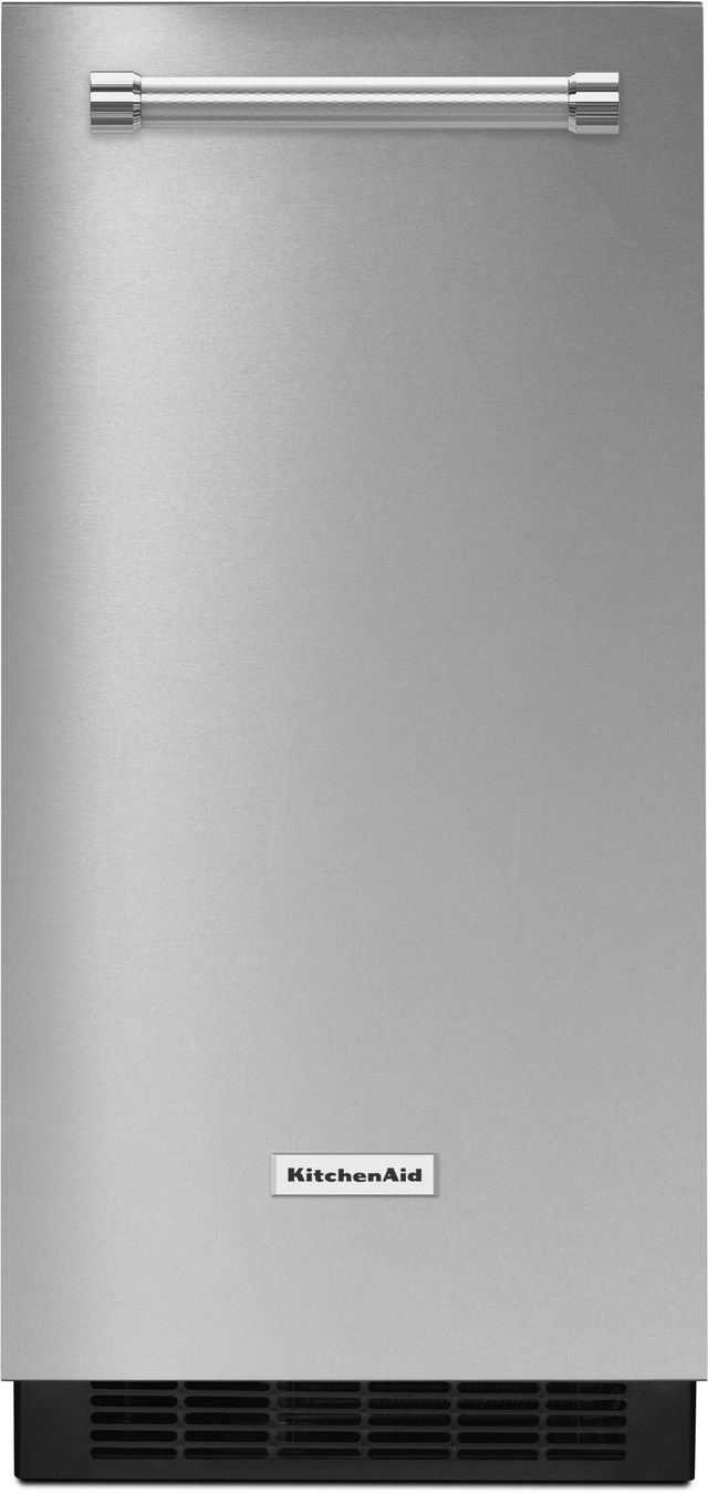 KitchenAid® 15'' Stainless Steel Ice Maker | Stewart's TV & Appliance