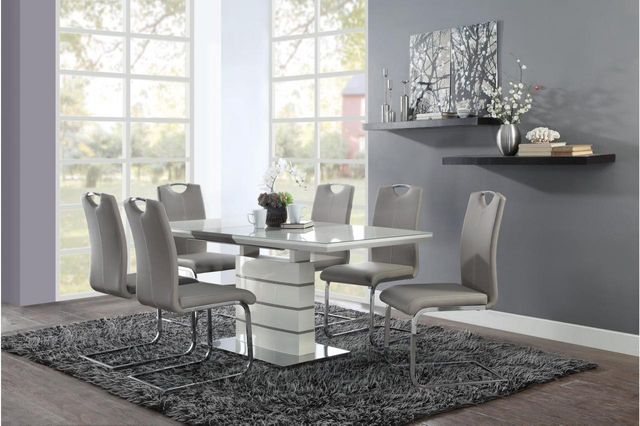Homelegance® Glissand 5 Piece Dining Table Set 5