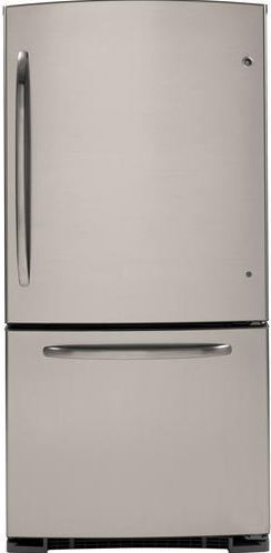 GE® ENERGY STAR® 20.3 Cu. Ft. Bottom Freezer Refrigerator-Stainless Steel
