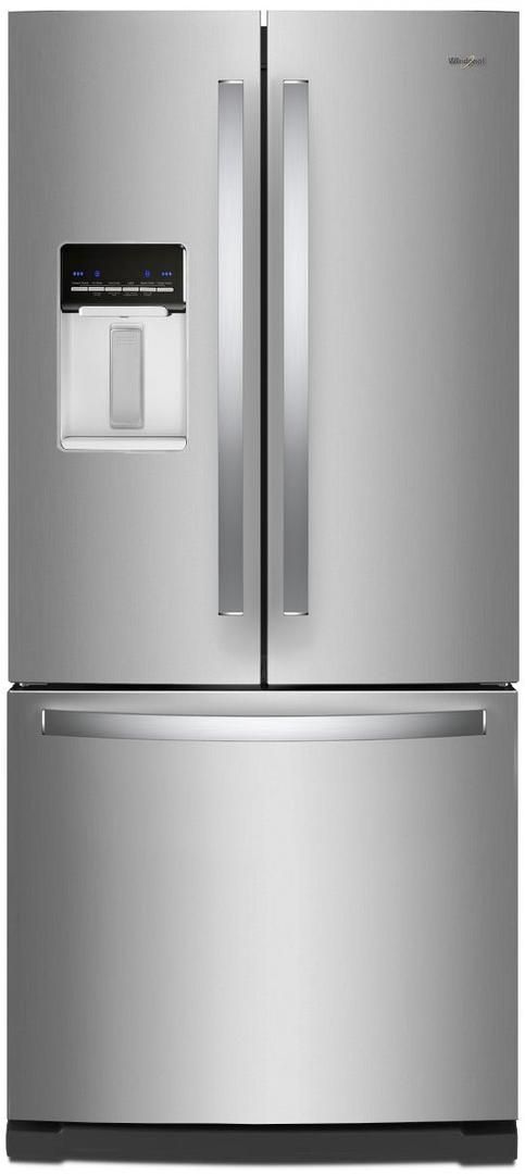 Whirlpool® 19.68 Cu. Ft. French Door Refrigerator-Fingerprint Resistant Stainless Steel