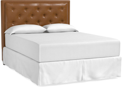Bassett® Furniture Custom Upholstered Manhattan Leather Rectangular King Headboard