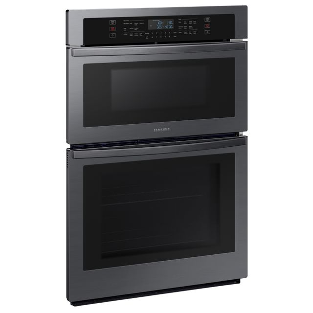 Samsung 30" Fingerprint Resistant Black Stainless Steel Microwave Combination Wall Oven-2
