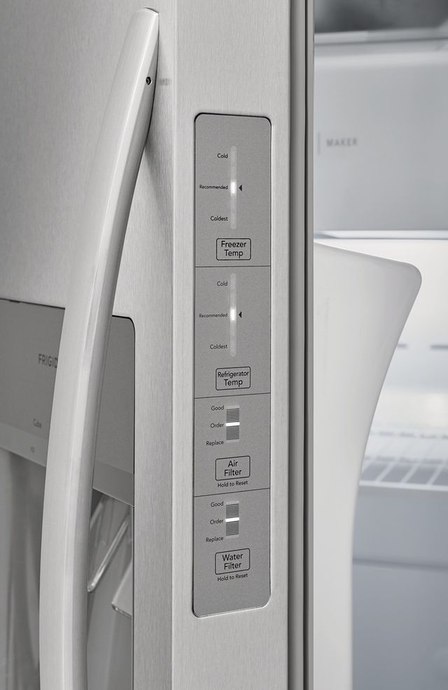 Frigidaire® 22.2 Cu. Ft. Stainless Steel Standard Depth Side-by-Side Refrigerator 44