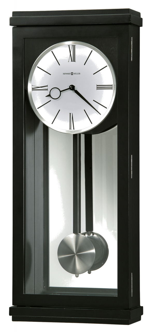 Howard Miller® Alvarez Black Satin Wall Clock 0