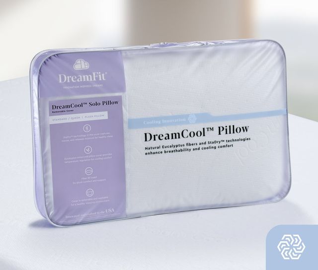 DreamFit® DreamCool™ Solo Plush Standard/Queen Pillow 4