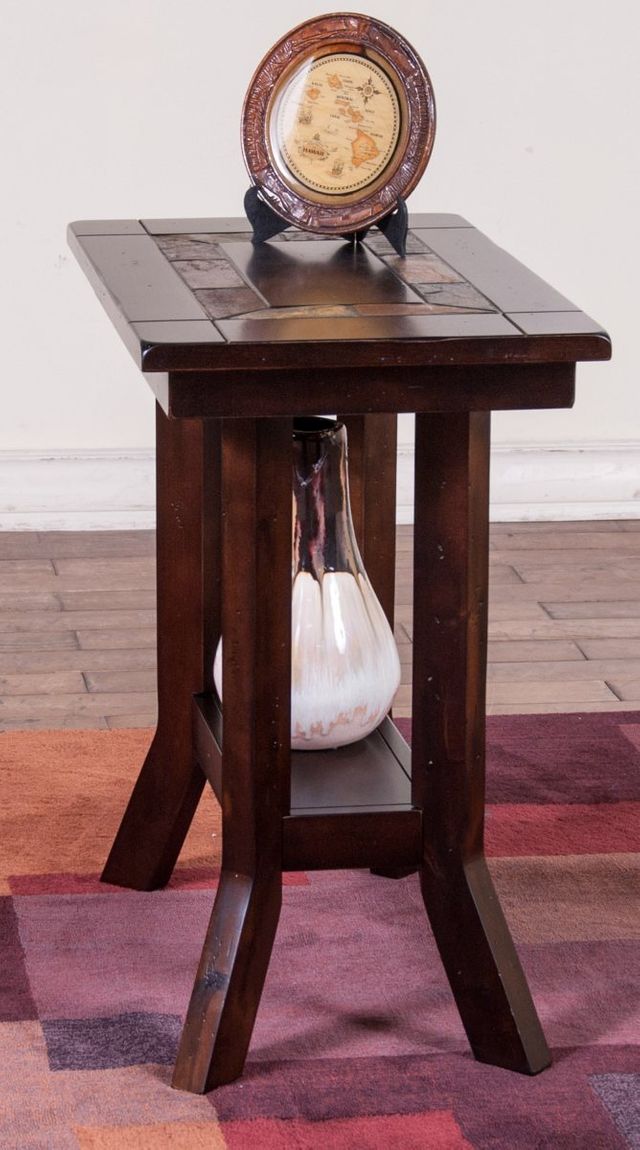 Sunny Designs™ Santa Fe Dark Chocolate Chair Side Table-3