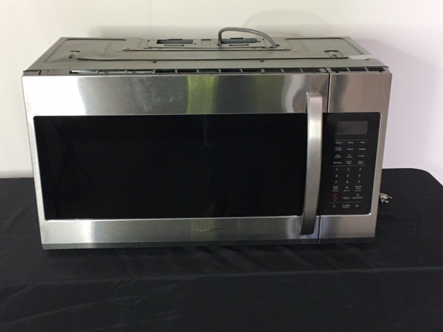 OUT OF BOX Samsung 1.9 Cu. Ft. Fingerprint Resistant Stainless Steel Over The Range Microwave