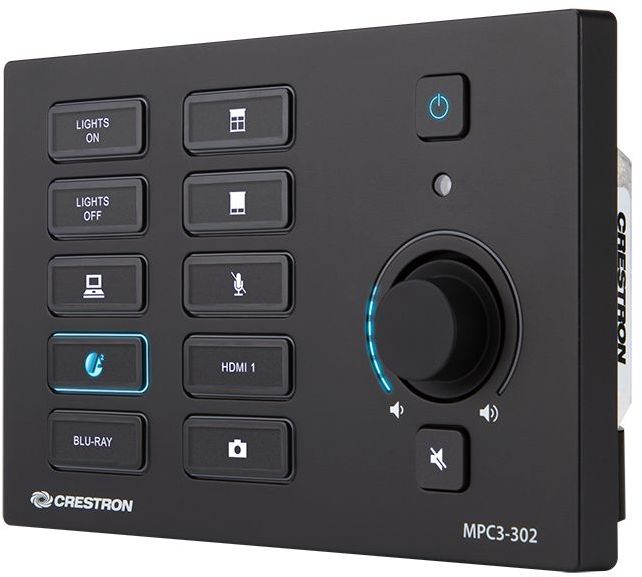 Crestron® 3-Series® Media Presentation Controller 302-Black-MPC3-302-B ...