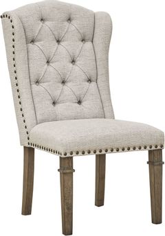 Signature Design by Ashley® Markenburg Beige/Brown Upholstered Dining Chair